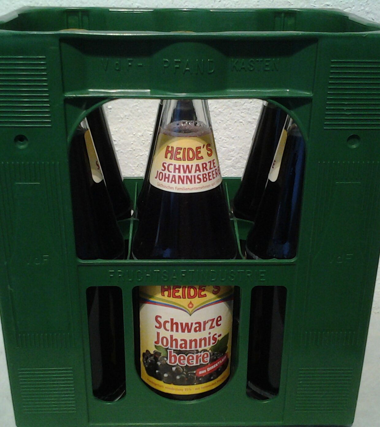 Heide`s Schwarzer Johannisbeer Nektar 6x1l